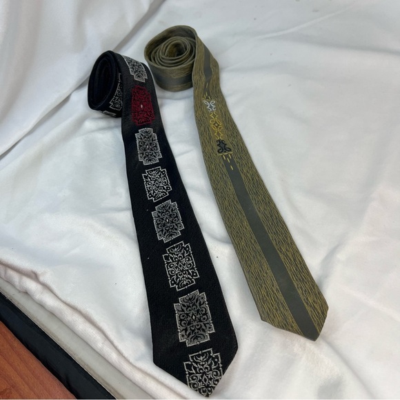 60s Mod Neckties With Picture Frames By WHEMBLY - Picture 6 of 9